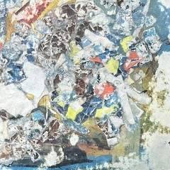 Original Mixed Media Art Collage 8×11 „July 1967 Sports Illustrated Magazine“