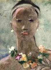 MID-CENTURY Modern ~ AMERICAN SURREALISM ~ 1953 Exhibited Work NEW YORK ARTIST
