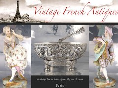 Vintage French Oil Painting, Bouquet of Flowers in a Vase, Roses, Signed