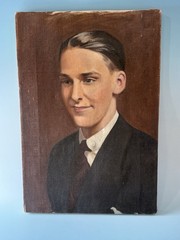 1931 Memorial Portrait Lewis James Palmer CO Springs A.H. Clark