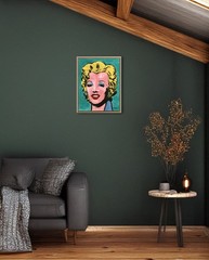 Atherton 11×14 Original Pop Art Acrylic Painting „Marilyn Monroe“ hand signed