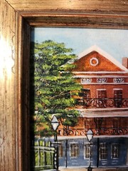 Original Vintage Paul SAMSON oil On Canvas New ORLEANS PAINTING