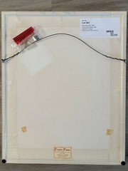 Fran Larsen Watercolor „Miami South Beach Art show“ Signed Excellent