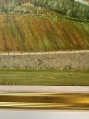Antique North Carolina Painting Impressionist 1918 Landscape William Kirkgaard