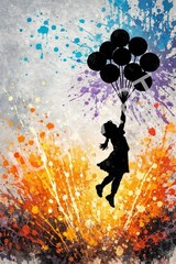 JustArt Original Lift Painting 24 x 36 Inches