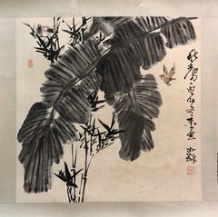 史如琢Cui Rutao’s „Autumn Sparrow“ paper lens (67x68cm)