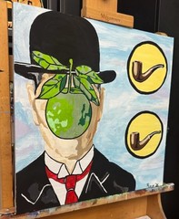 ‚Ode to René Magritte‘ Pop Art, Neo- Surrealism, Jamie Roxx