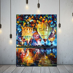 Leonid Afremov BALLOON FESTIVAL DAY 24″x30″ LIMITED EDITION GICLEE ORIGINAL