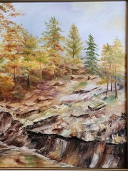 LARGE Vintage Oil Painting 44 x 32 Contemporary MCM Early Texas Artist: Killgore