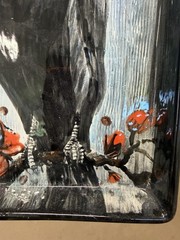 Custom Glazed Raven, Signed Ceramic Artwork. One of One. Seller is Artist.