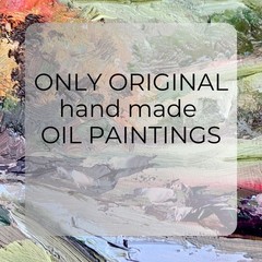 Original Oil Art 6×6” Portrait Woman Face Painting Floral Impasto Oil Painting