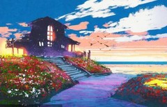High Quality Oil Painting landscape On Canvas Handpainted Modern Art wall Decor