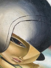 Fabio Hurtado El Circo Homage Art Deco Painting