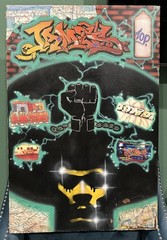 James Top Graffiti Afro Painting Series (JAMES & STEM YNN COLLABO) NYC FUTURA