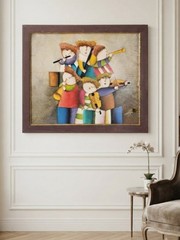 Joyce Roybal Painting Musical Children 27.5″ X 23.6″