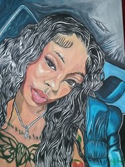 Ms. Mysterious Painting By Jeff Ewing