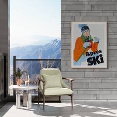 Apres Ski Original 30″ x 40″ by seller Corinne Turner