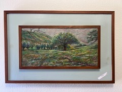 Gouache Painting on Board by local artist