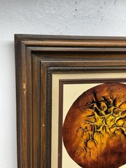 Mid-20th Century IMPASTO Abstract Oil Painting FRANK WALCUTT Original Framed