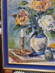 LARS DRAABYE! PAINTING „VASE OF FLOWERS“