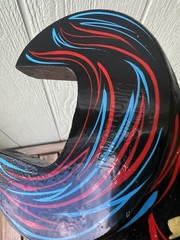 19″ Pinstriped Rat Rod Tool Hand Painted Wrench Hotrod Garage Auto Shop Sign Art