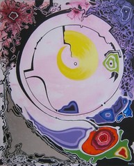 Abstract Painting on Canvas Minimalist Figures Contemporary Art by Famous Artist
