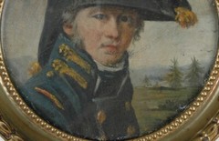 Attr. to Marie-Nicolas Ponce-Camus „Napoleonic adjudant-commandant“ c.1813/15(m)