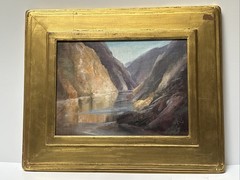Peter Nisbit Painting Landscape GRAND CANYON RIVER Famous Impressionist SMALL