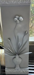 2 Art Deco Metal Wall Art