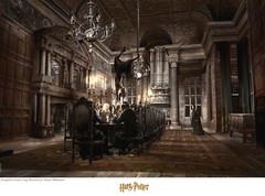 Harry Potter Malfoy Manor Stuart Craig SIGNED Warners Giclee Limited Ed of 250