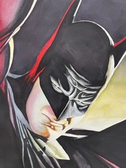 Batman Painting – Alex Ross painting -Pop Art – Comic Book art