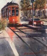 Watercolor Original Painting Pier 39 11″ x 15″ NOT A PRINT