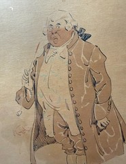 Antique Joseph Clayton Clarke Kyd John Willet watercolor illustration Painting