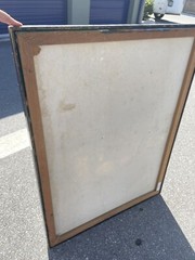 Large Oil Painting Mendelson 1970 Liquor Mountain Surrealist Framed 48/36 Inches