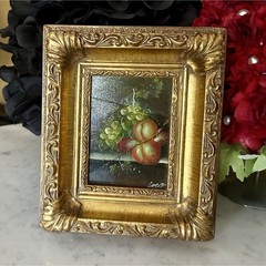Gold Ornate Oil Painting Wood Square Picture Frame