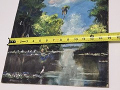 Florida Highwaymen Style Painting OOAK Signed Roberts 1969 Original On Board