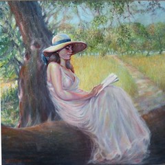 „Quiet Moment“ BY Anthony Sidoni 1998 Signed Oil on Canvas 33 1/4″x41 1/2″