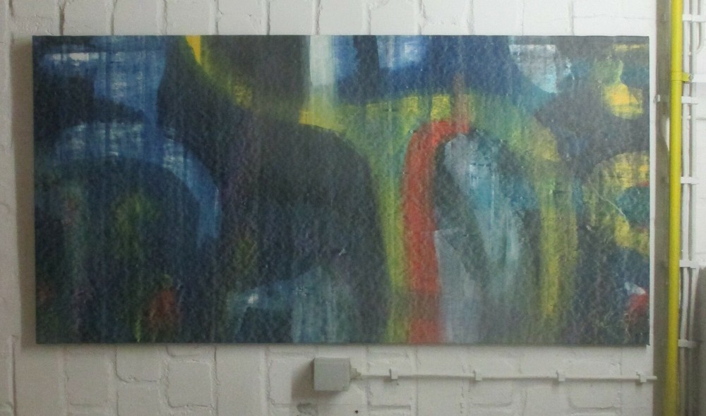xxl – Malerei Ölbild KunstMüllerei Öl/LW 75×150 cm abstrakt modern Atelier Ddorf