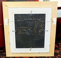 Linda Le Kinff Art Constellation Nude Woman Original Framed Colorful Vibrant COA
