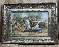 Poland Juliusz Kossak 1885 Watercolors on Paper 9×13.5″