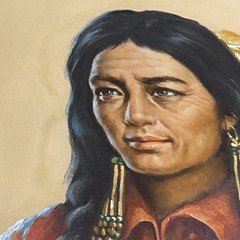 Jacinto Placencio Roman Signed Original Native American Woman Oil Painting