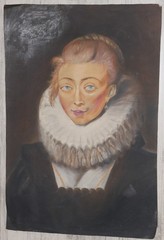 Vintage Oil on Canvas 24“ Painting inspired by Peter Paul Rubens