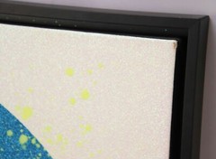 Shane Bowden CHANEL Circle Color Splash – Signed Art 40″ x 40″ Acrylic on Canvas