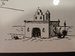 Original San Xavier Mission Sketches By W.T. Zivic William 1997 Vtg