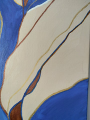 Original Hand Painted Acrylic Painting Stretched Canvas 12″x16″x0.6″ Wall Decor