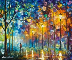 Leonid Afremov FRIENDS FOREVER 30″x24″ LIMITED EDITION GICLEE ORIGINAL