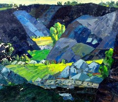 Leighton Cram (MA,1895-1981) oil painting 151350