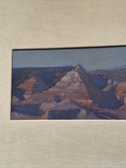 JOHN AXTON PAINTING LANDSCAPE GRAND CANYON VIEW IMPRESSIONIST FAMOUS LISTED OIL
