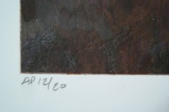 S. Sam Park „Arch de Cagnes“ Serigraph on White Coventry Paper AP & Signed
