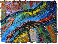 ORIGINAL OIL█PAINTING OCEAN ART█SIGNED ’26█LANDSCAPE OUTSIDER NATURE REALISM POP